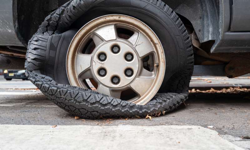 tire blowout accident